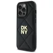 DKNY DKHCP14LPQDSLK iPhone 14 Pro 6.1" Quilted Stack Logo tok, fekete