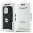 DKNY DKHCP14XPQDSLK iPhone 14 Pro Max 6.7" Quilted Stack Logo tok, fekete