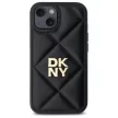 DKNY Quilted Stack Logo DKHCP15SPQDSLK iPhone 15 6.1" tok, fekete