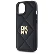 DKNY Quilted Stack Logo DKHCP15SPQDSLK iPhone 15 6.1" tok, fekete
