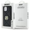 DKNY Quilted Stack Logo DKHCP15SPQDSLK iPhone 15 6.1" tok, fekete