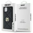 DKNY Quilted Stack Logo DKHCP15MPQDSLK iPhone 15 Plus 6.7" tok, fekete