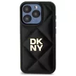 DKNY Quilted Stack Logo DKHCP15LPQDSLK iPhone 15 Pro 6.1" tok, fekete