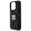 DKNY Quilted Stack Logo DKHCP15LPQDSLK iPhone 15 Pro 6.1" tok, fekete