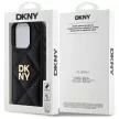 DKNY Quilted Stack Logo DKHCP15LPQDSLK iPhone 15 Pro 6.1" tok, fekete