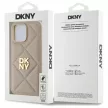 DKNY DKHCP14XPQDSLE iPhone 14 Pro Max 6.7" Quilted Stack Logo tok, bézs