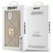 DKNY Quilted Stack Logo DKHCP15SPQDSLE iPhone 15 6.1" tok, bézs