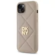 DKNY Quilted Stack Logo DKHCP15MPQDSLE iPhone 15 Plus 6.7" tok, bézs