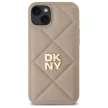 DKNY Quilted Stack Logo DKHCP15MPQDSLE iPhone 15 Plus 6.7" tok, bézs
