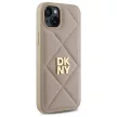 DKNY Quilted Stack Logo DKHCP15MPQDSLE iPhone 15 Plus 6.7" tok, bézs
