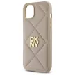 DKNY Quilted Stack Logo DKHCP15MPQDSLE iPhone 15 Plus 6.7" tok, bézs
