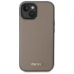 DKNY Leather Checketok, Red Mono Pattern MagSafe DKHMP15SPGHLME iPhone 15 6.1" tok, bézs