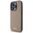DKNY Grained Metal Logo MagSafe DKHMP15LPGHLME iPhone 15 Pro 6.1" tok, bézs