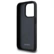 Lacoste LCHCP15LGSPBSK iPhone 15 Pro 6,1" Grip Stand Mono tok, fekete