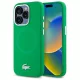 Lacoste LCHMP15LSMAN iPhone 15 Pro 6.1"estragon hardcase Silicone Croco Logo MagSafe