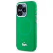 Lacoste LCHMP15LSMAN iPhone 15 Pro 6.1"estragon hardcase Silicone Croco Logo MagSafe