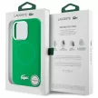 Lacoste LCHMP15LSMAN iPhone 15 Pro 6.1"estragon hardcase Silicone Croco Logo MagSafe