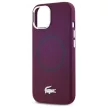 Lacoste LCHMP15SSMAR iPhone 15 6.1" bordeaux hardcase Silicone Croco Logo MagSafe