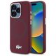 Lacoste LCHMP15XSMAR iPhone 15 Pro Max 6.7" bordeaux hardcase Silicone Croco Logo MagSafe