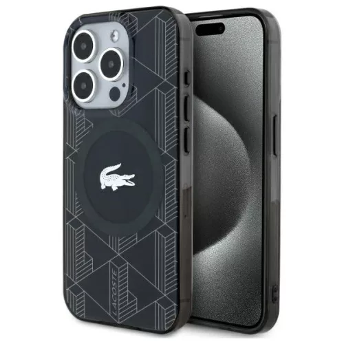 Lacoste LCHMP15LUBSK iPhone 15 Pro 6.1" LCHMP15LUBSH tok, fekete