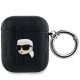 Karl Lagerfeld KLA2PGKIPK AirPods 1/2 cover Monogram Karl Head tok, fekete