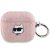 Karl Lagerfeld KLA3PGCHPP AirPods 3 cover Monogram Choupette Head tok, rózsaszín