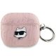 Karl Lagerfeld KLA3PGCHPP AirPods 3 cover Monogram Choupette Head tok, rózsaszín
