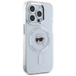 KARL LAGERFELD case IPHONE 15 Pro MagSafe KLHMP15LHLSKIH (IML Metal K Head) tok, fehér