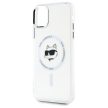 Karl Lagerfeld KLHMN61HLSCHH iPhone 11 / Xr 6.1" biały/tok, fehér hardcase IML Metal Choupette Head MagSafe tok, fehér