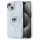 Karl Lagerfeld KLHMP15SHLSCHH iPhone 15 6.1" IML Metal Choupette Head MagSafe tok, fehér