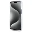 Karl Lagerfeld KLHMP15SHLSCHH iPhone 15 6.1" IML Metal Choupette Head MagSafe tok, fehér