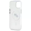 Karl Lagerfeld KLHMP14SHLSKCH iPhone 14 6.1" IML Metal Karl&Choupette Head MagSafe tok, fehér