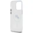 Karl Lagerfeld KLHMP14LHLSKCH iPhone 14 Pro 6.1" IML Metal Karl&Choupette Head MagSafe tok, fehér
