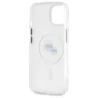 Karl Lagerfeld KLHMP15SHLSKCH iPhone 15 6.1" IML Metal Choupette Head MagSafe tok, fehér