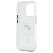 Karl Lagerfeld KLHMP15LHLSKCH iPhone 15 Pro 6.1" IML Metal Karl&Choupette Head MagSafe tok, fehér