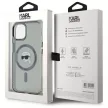 Karl Lagerfeld KLHMP15SHLSKIK iPhone 15 6.1" IML Metal Karl Head MagSafe tok, fekete
