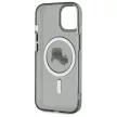 Karl Lagerfeld KLHMP15SHLSKCK iPhone 15 6.1" IML Metal Choupette Head MagSafe tok, fekete