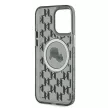 Karl Lagerfeld KLHMP15LHMCKMHK iPhone 15 Pro 6.1" IML Monogram Karl&Choupette Head MagSafe tok, fekete