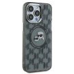 Karl Lagerfeld KLHMP15XHMCKMHK iPhone 15 Pro Max 6.7" IML Monogram Karl&Choupette Head MagSafe tok, fekete