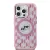 Karl Lagerfeld KLHMP15SHMCKMHP iPhone 15 6.1" IML Monogram Karl&Choupette Head MagSafe tok, rózsaszín