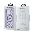Karl Lagerfeld KLHMP15XHMCKMHU iPhone 15 Pro Max 6.7" IML Monogram Karl&Choupette Head MagSafe tok, lila