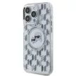 Karl Lagerfeld KLHMP15LHMCKMHT iPhone 15 Pro 6.1" IML Monogram Karl&Choupette Head MagSafe tok, átlátszó