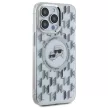 Karl Lagerfeld KLHMP15LHMCKMHT iPhone 15 Pro 6.1" IML Monogram Karl&Choupette Head MagSafe tok, átlátszó