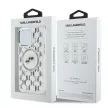 Karl Lagerfeld KLHMP15LHMCKMHT iPhone 15 Pro 6.1" IML Monogram Karl&Choupette Head MagSafe tok, átlátszó
