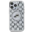 Karl Lagerfeld KLHMP15XHMCKMHT iPhone 15 Pro Max 6.7" IML Monogram Karl&Choupette Head MagSafe tok, átlátszó