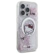 Hello Kitty HKHMP16LLSWKH iPhone 16 Pro, 6.3" tok, fehér hardcase Liquid Glitter Sweet Kitty Bows MagSafe