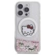 Hello Kitty HKHMP16XLSWKH iPhone 16 Pro, Max 6.9" tok, fehér hardcase Liquid Glitter Sweet Kitty Bows MagSafe