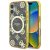 Guess GUHMP16SH4PYEEW iPhone 16 6.1" IML Peony On 4G Background MagSafe tok, barna