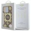 Guess GUHMP16LH4PYEEW iPhone 16 Pro 6.3" tok, barna hardcase IML Peony On 4G Background MagSafe