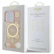 Guess GUHMP16LH4PYEEP iPhone 16 Pro 6.3", tok, rózsaszín hardcase IML Peony On 4G Background MagSafe